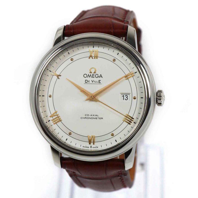 Omega De Ville Prestige 424.13.40.20.02.002 39.5mm Silver Dial Stainless Steel
