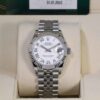 New 2022 Rolex Datejust 278274 31mm White Roman Dial Fluted Jubilee Complete