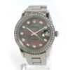 Rolex Oysterdate 6694 34mm MOP Dial Custom Diamonds