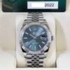 2022 New Release Rolex Datejust 41mm Green Dial 126334 Jubilee Band Complete Set