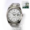 2019 Rolex Datejust 126300 White Dial Steel Oyster Band 41mm Box Papers