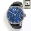 2020 IWC Portugieser Annual Calendar Blue Dial IW503502 45mm Steel Box Papers