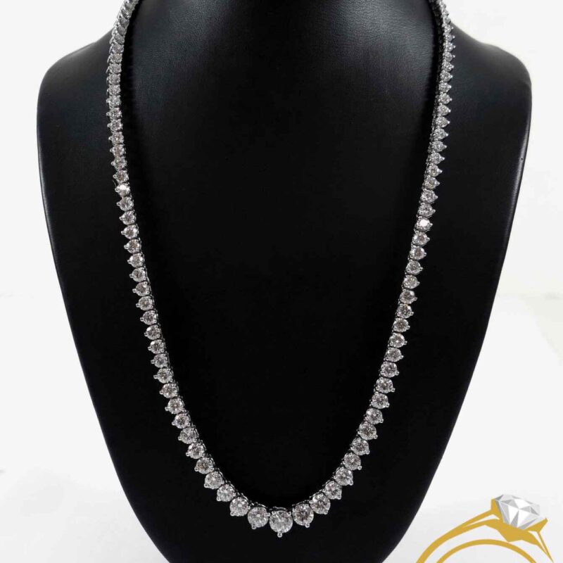 Riviera Genuine 17ct VS Diamond and Platinum Women's Necklace