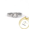 Marquise Diamond and Platinum Engagement Ring