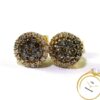 Le Vian Chocolate Diamond Halo 14k Yellow Gold Stud Earrings (5/8 ct. t.w.)