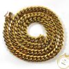 Miami Cuban Hollow Link 10k Yellow Gold Chain Necklace 26" 9mm - 54.4 Grams