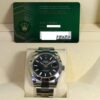 Rolex Datejust 41 126300 with black dial and box papers.