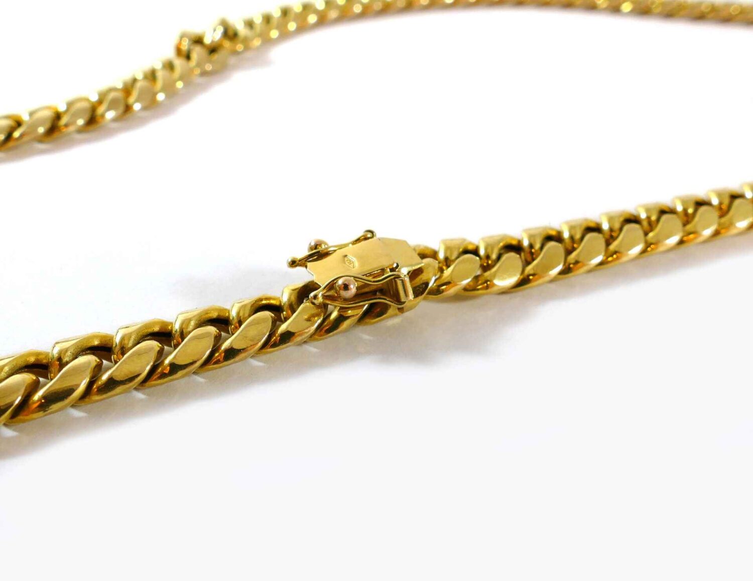 10K Solid Yellow Gold Hollow Cuban Link Chain – 2.5mm To 5.5mm Thickness, 16 To 24 Inches, Lobster Clasp, Made In Italy