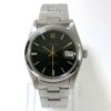Vintage 1982 Rolex Oysterdate Precision Black Dial Ref 6694 34mm Stainless Steel