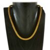 Women's 18k Yellow Gold Wheat Link Chain Choker - 34.7 Grams 16.5" 5.2mm