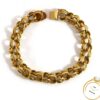 Chino Loop Link Chain 14k Yellow Gold Bracelet