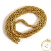 Byzantine Link Chain 14k Yellow Gold Necklace 20" 46.4 grams