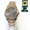 July 2021 Rolex Datejust 31mm 278341RBR Rose Gold Diamond Bezel Slate Box Papers
