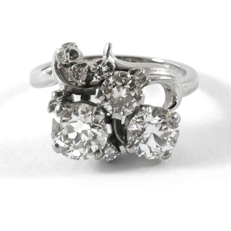 Women's 1.82ct Diamond 18k White Gold Ring