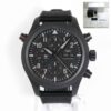 IWC Pilots Watch Double Chronograph Top Gun Ceratanium IW371815 44mm Box Papers