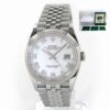 Rolex Datejust 36mm 126234 White Roman Numeral Dial Jubilee Bracelet Box Papers