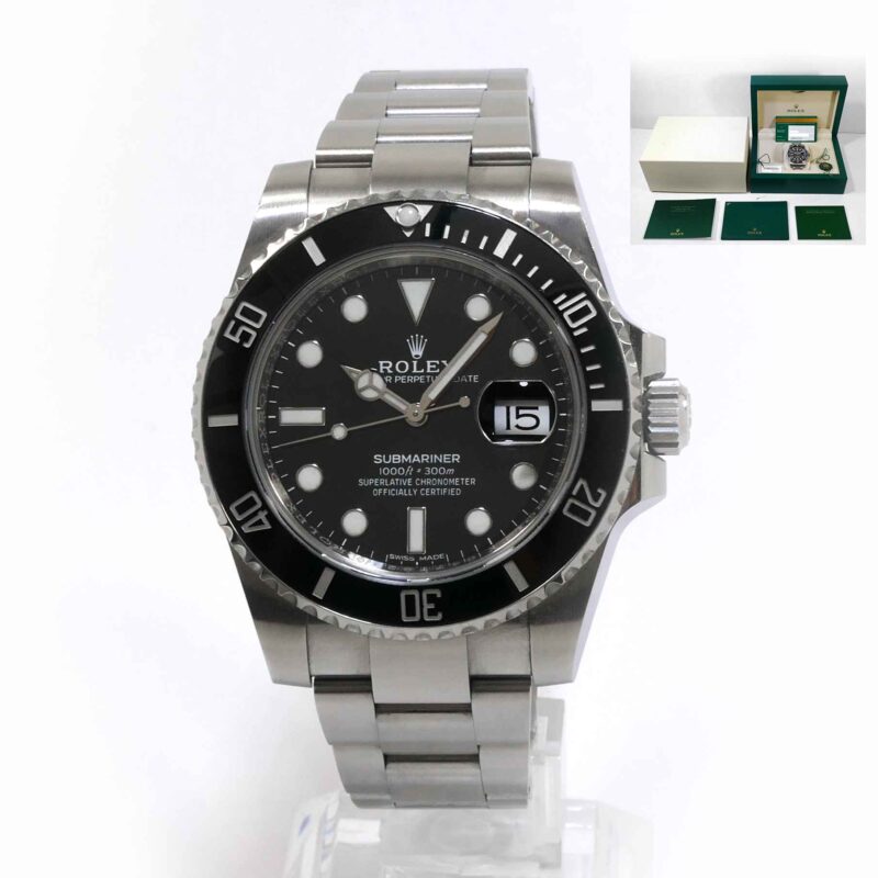 2019 Rolex Submariner Date 116610LN 40mm Black Dial Steel Box Papers