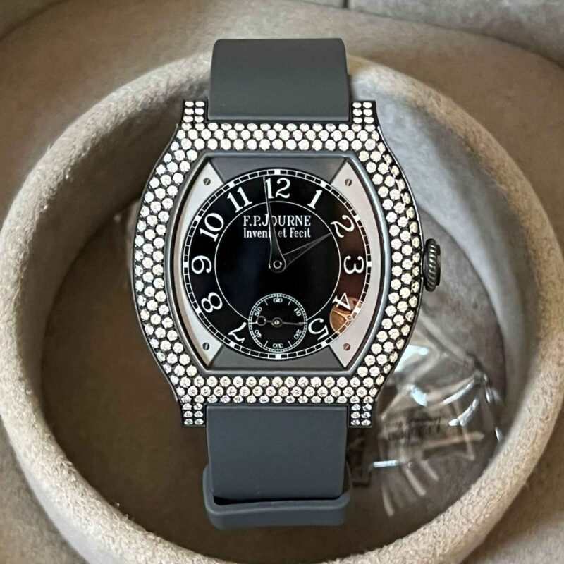 F.P. Journe Elegante Titalyt 12 Rows of Diamonds 40mm Box Papers