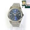 NOS Full Stickers Rolex Oyster Perpetual 114300 39mm Blue Dial Box Papers New