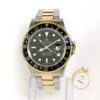 Rolex GMT Master II 16713 Black Dial No Holes SEL Gold F Serial Box Papers