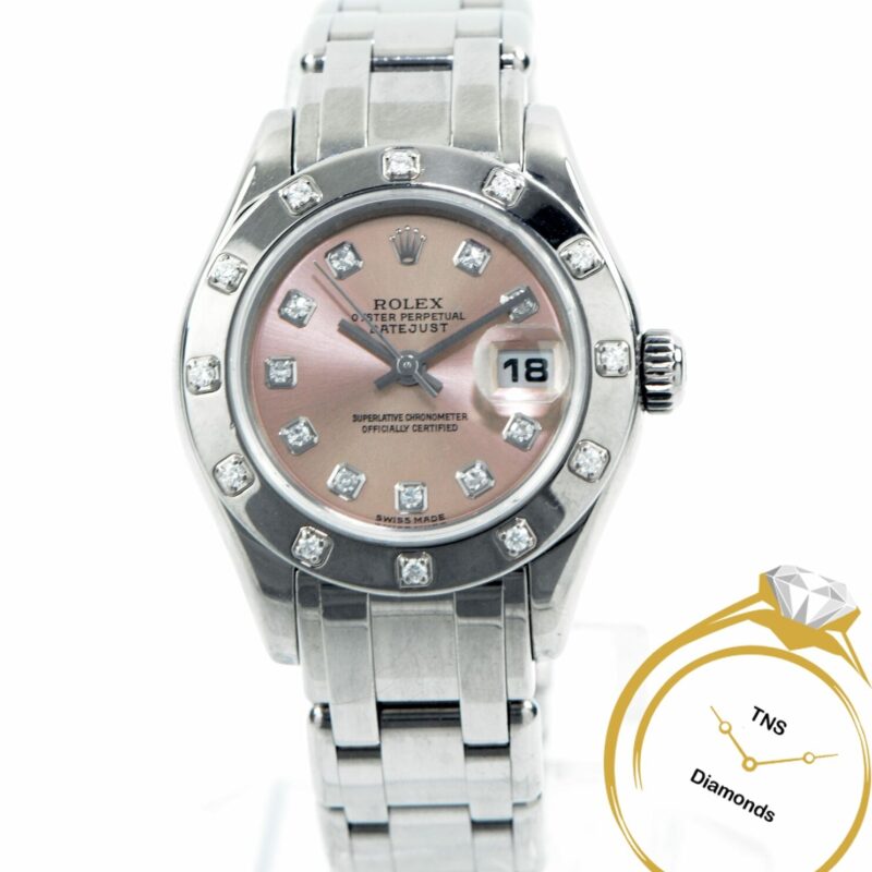 Rolex 80319 Pearlmaster 29mm 18k White Gold Year 2002 - Box And Booklets
