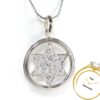 Sauro Star of David - 18k White Gold- 2ct - G Color - VS Clarity 7.4g W/ Video!