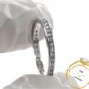 Tiffany Co Platinum Diamond Eternity Ring - 2mm - Size 5.25 - W/ Video