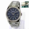 2022 Rolex Datejust 126234 36MM Blue Motif Dial Fluted Oyster Box Papers
