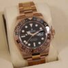2023 Rolex GMT-Master II Rootbeer 126715CHNR 40MM 18K Rose Gold Box Papers
