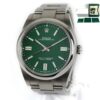 2023 Rolex Oyster Perpetual 41MM 124300 Green Dial Steel Box Papers