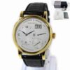 A. Lange & Sohne Lange 1 101.022 38MM Silver Dial 18K Yellow Gold Box Booklets