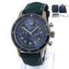 Blancpain Air Command Flyback Chronograph AC02 42.5MM Titanium Blue Dial Papers