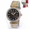 Omega De Ville Ladymatic 425.25.34.20.63.001 34MM Brown Diamond Dial Rg Complete