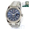 2019 Rolex Sky-Dweller 326934 42MM Blue Dial Fluted Oyster Box Papers