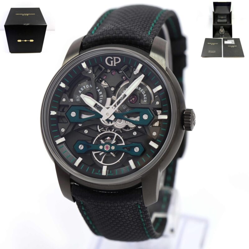 2023 Girard Perregaux Neo Bridges Aston Martin Edition 84000 45MM Box Papers