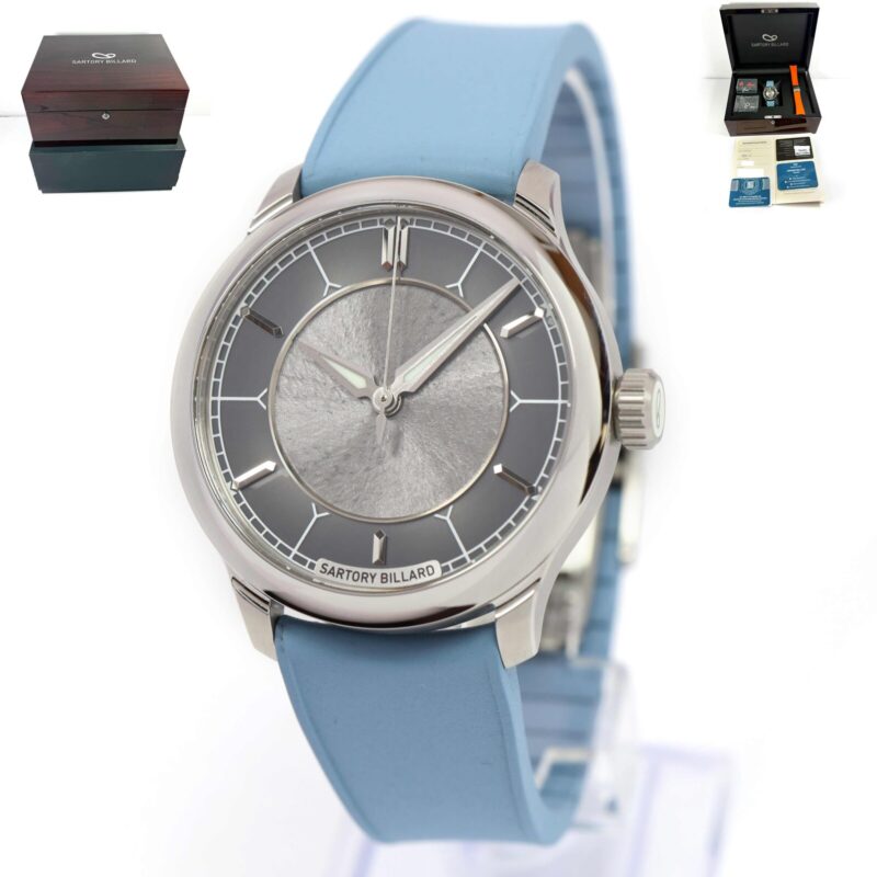 Sartory Billard SB04-E 39.5MM Tantalum Dial Stainless Steel Box Papers