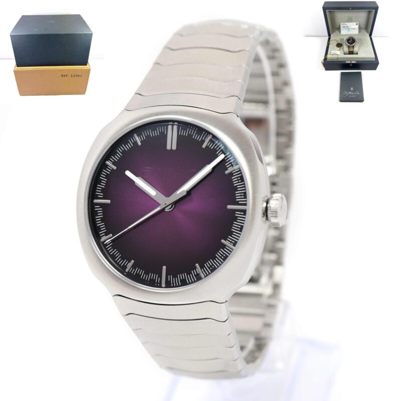 New 2024 H.moser & Cie. Streamliner Centre Second 6201-1201 40MM Purple Haze B/p