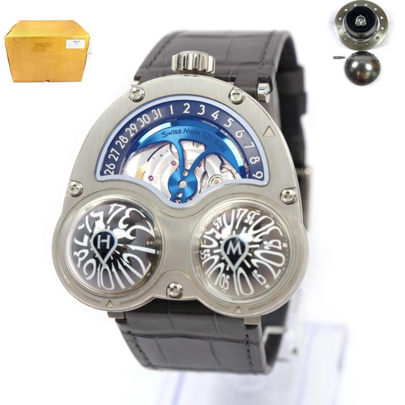 Mb&f Horological Machine N°3 Frog Blue Titanium 47X50X18MM Box