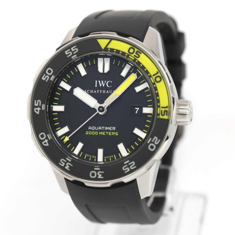 IWC Aquatimer Automatic 2000 IW356810 44MM Black Dial Stainless Steel