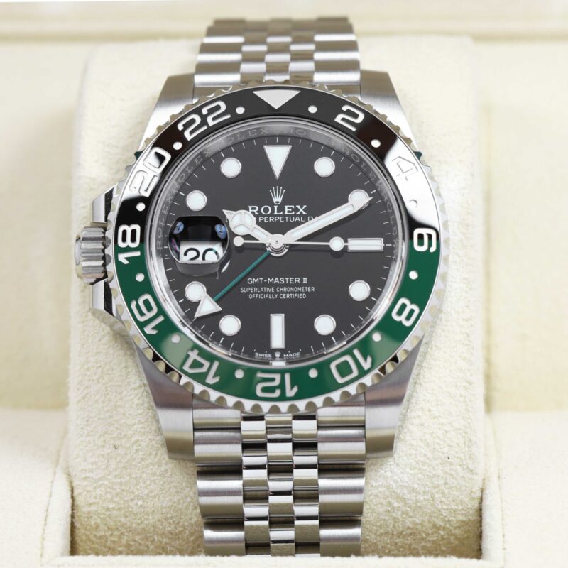 Nos 2023 Rolex GMT-Master II Sprite 126720VTNR 40MM Black Jubilee Box Papers