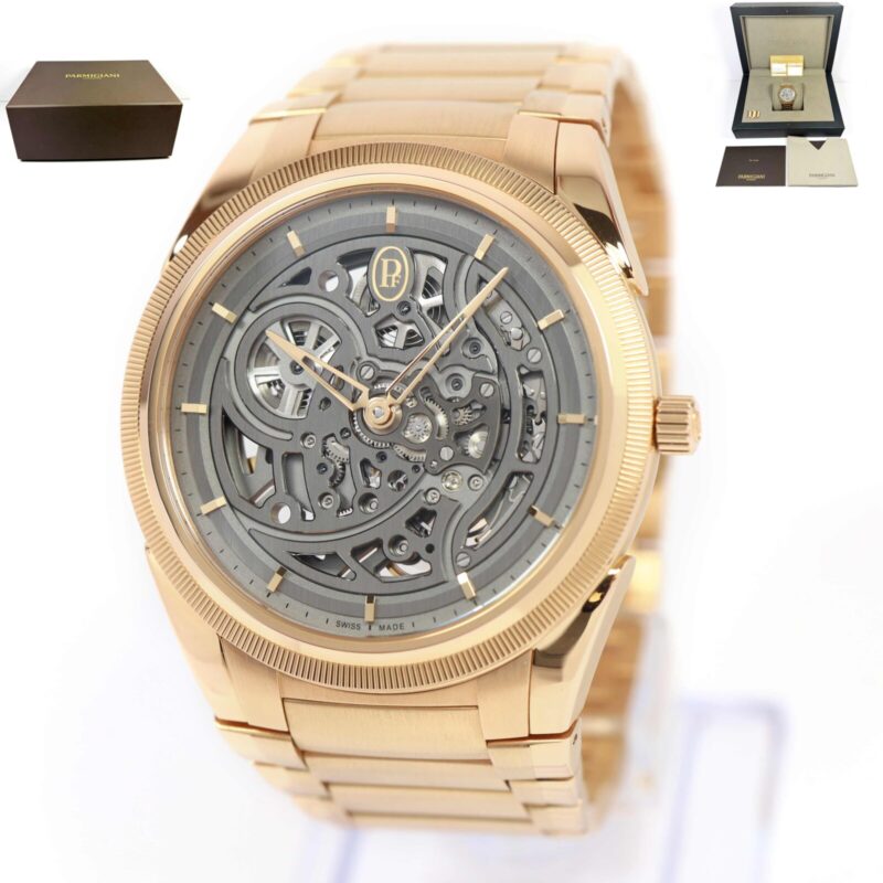 2023 Parmigiani Tonda Pf Skeleton PFC912 40MM 18K Rose Gold Box Papers