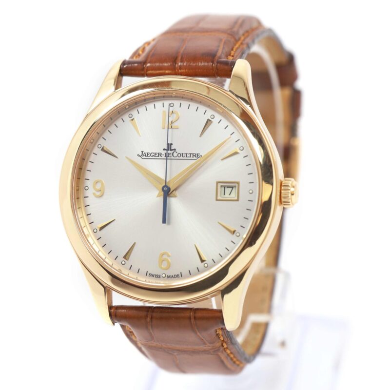 Jaeger-Lecoultre Master Control Date 176.2.40.S 39MM Silver Dial 18K Rose Gold