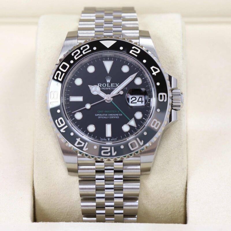 New 2025 Rolex GMT-Master II Bruce Wayne 126710GRNR 40MM Jubilee Box Papers