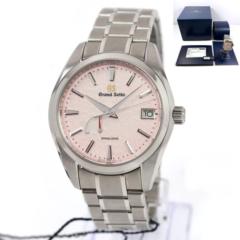 New 2025 Grand Seiko Heritage 20TH Anniversary SBGA497 41MM Pink Titanium B/p