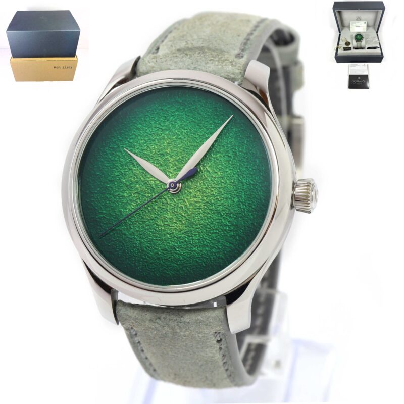 H.moser & Cie. Endeavour Centre Seconds Concept 1200-1233 40MM Lime Green B/p