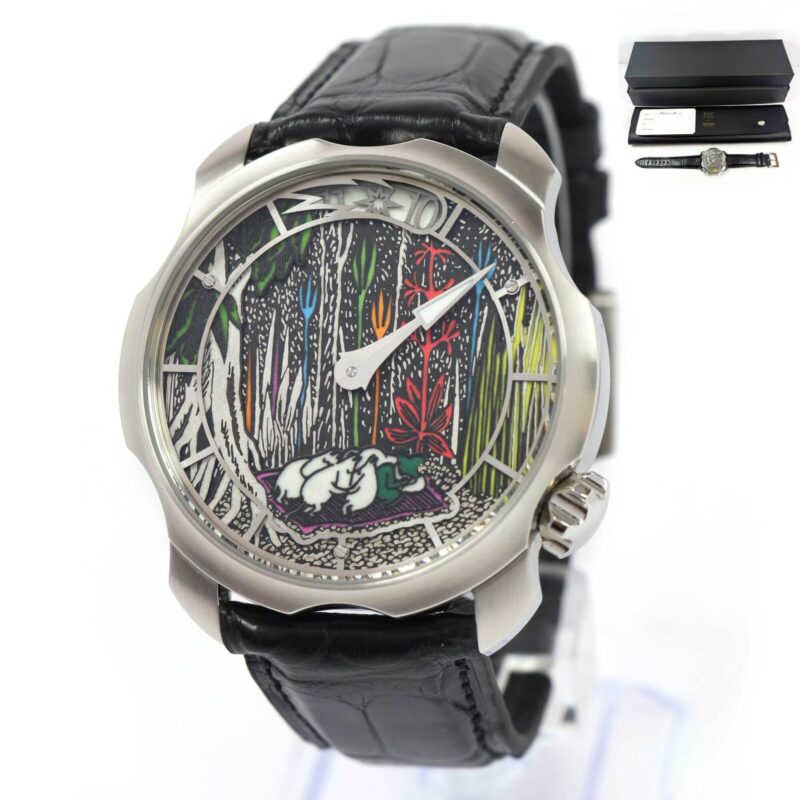 New 2025 Sarpaneva X Moomin 80 42MM Stainless Steel Box Papers