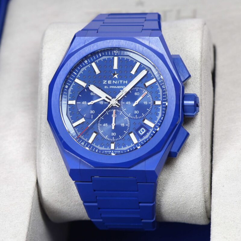 New Zenith Defy Skyline 160TH Anniversary 49.9502.3600 42MM Blue Ceramic B/p