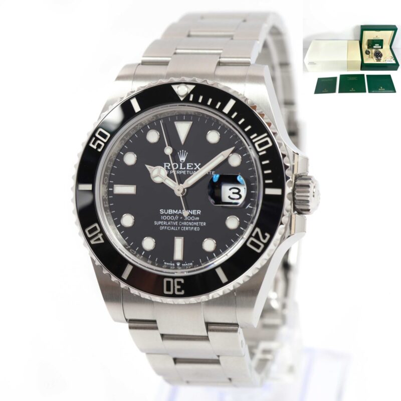 2024 Rolex Submariner Date 126610LN 41MM Black Steel Box Papers