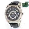Rolex Sky-Dweller 326139 42MM White Gold Black Arabic Dial Box Booklets