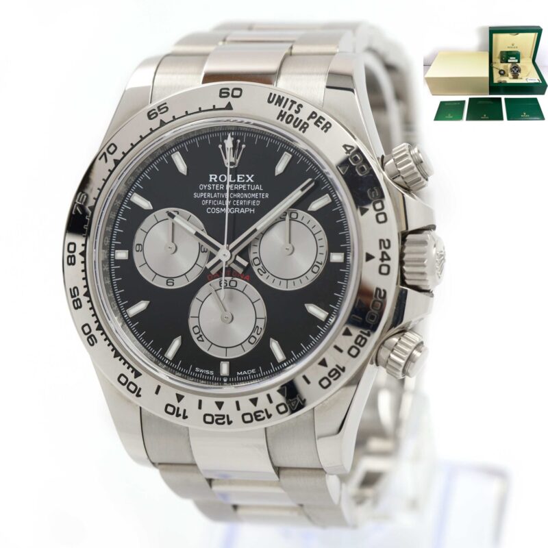 2024 Rolex Daytona “baby Lemans” 126509 40MM Black 18K Wg Box Papers